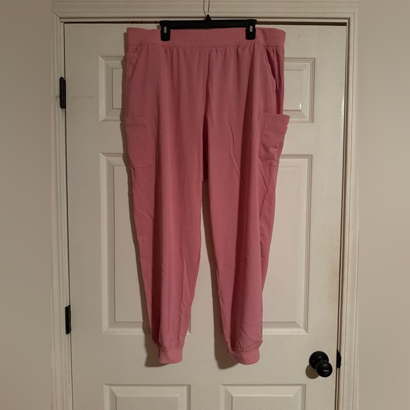 Pink Jogger Scrub Pants - Picture 1 of 1